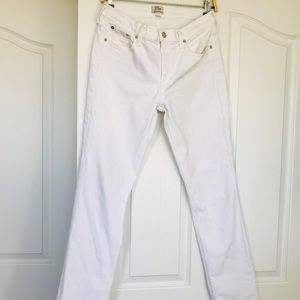 J Crew matchstick jeans pants white sz28